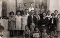 Sophie Pinkas in the Jewish school in Vidin