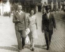 Sofi Uziel, her husband Nissim Uziel and their friend Micko