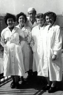 Anna Danon with her colleagues