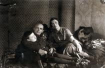 Basya Chaika's uncle Yakov Pan, his wife Sarah and their son Yura
