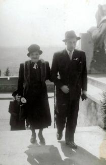 Eva Meislova's husband Jiri Meisl and her mother Stepanka Bohmova