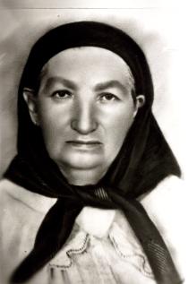 Lev Drobyazko's mother's mother, Basya-Rakhuma Shloimovna Vaisblat.