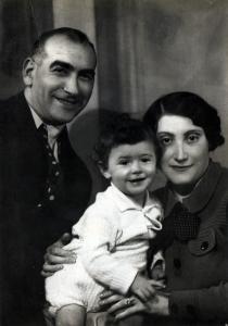 Gyula and  Klari Biro with their son, Tamas