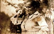 Zoya Lerman and her grandmother, Elizaveta Gilik