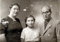 Sarra Shpitalnik and her parents Beila Molchanskaya and Shlomo Molchanskiy