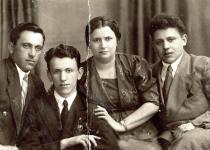 Grigoriy Reznikov and his siblings