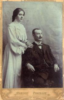 Bacher Izidor és felesége