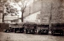 The soda-water wagons of the workshop of Ilona Seifert's father Oszkar Riemer