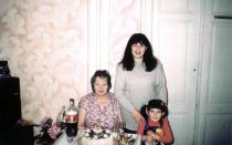Dina Orlova with her daughter and granddaughter