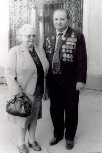 Dora Slobodianskaya with her husband Boris Slobodianskiy