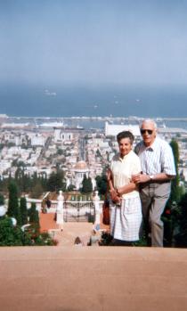 Ernest Galpert with his wife Tilda Galpert