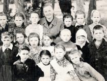 Galina Mistetskaya with her pupils