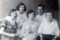 Evgenia and Grigory Bekker with their friends