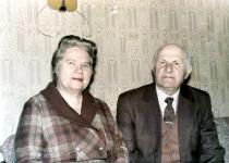 Vladimir Olgart with his second wife Lubov Olgart
