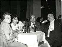 Party at Erzsebet Radvaner's husband Vilmos Radvaner's firm