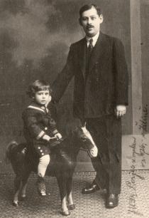 Ladislav Porjes with his father Arpad Porjes