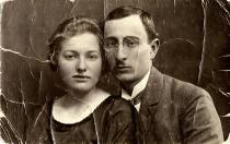 Danuta Mniewska's parents, Ewa and Beniamin Mniewski