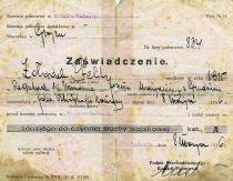 Henryk Prajs' false military certificate