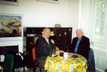 Henryk Prajs and his friend Mr. Kawka