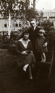 Frania Stuczynska and her family