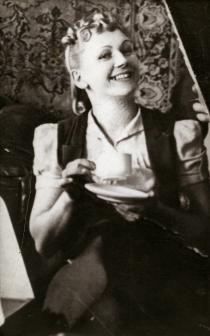 Krystyna Najman shortly after WWII
