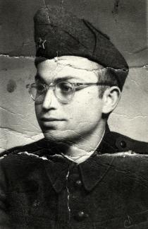 Shimon Danon as a soldier in Razgrad
