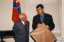 Alexander Bachnar with the US ambassador to Slovakia