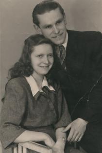 Mesko Nikolai with  his wife