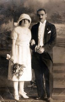 The marriage of Livia Teleki's parents, Ignjat and Kornelija Kornveis