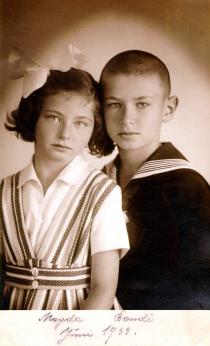 Magdalena Berger and her brother Andrija Grossberger